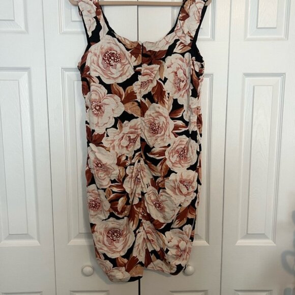 Express Floral Print Dress, Size XL - Picture 3 of 3